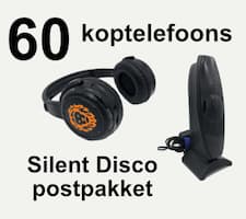 koptelefoon party met 60 stuks per post